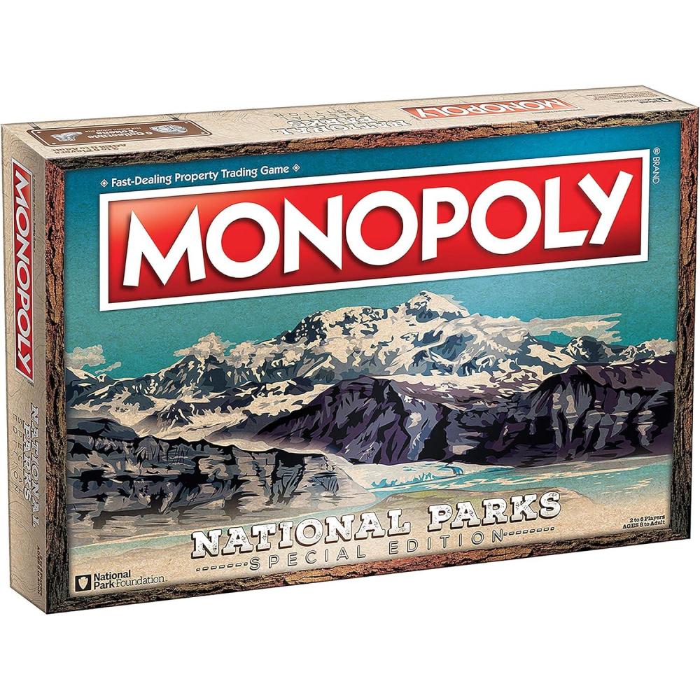 imageMonopoly National Parks 2020 Edition  Featuring Over 60 National Parks from Across The United States  Iconic Locations Such as Yellowstone Yosemite Grand Canyon and More  Licensed Monopoly Game