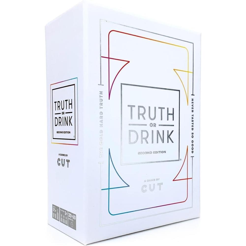 imageTruth or Drink Party Game by Cut I As Seen on TikTok YouTube and Snapchat 410 Hilarious Questions Ages 21 2 Players I Fun Games for AdultsTOD Original Game