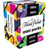 GAMES (EXCL. MONOPOLY) Trivial Pursuit Mini Packs Multipack, Fun Trivia Questions for Adults and Teens Ages 16+, Includes 4 Game Featuring 4 Decades