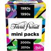 GAMES (EXCL. MONOPOLY) Trivial Pursuit Mini Packs Multipack, Fun Trivia Questions for Adults and Teens Ages 16+, Includes 4 Game Featuring 4 Decades