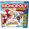 Monopoly Junior: Marvel Spidey and His Amazing Friends Edition Board Game for Kids Ages 5+, with Artwork from The Animated Series, Kids Board Games (Amazon Exclusive)(Compact)