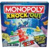 Monopoly Knockout Board Game | 2-8 Players | 20 Mins. Average | Quick-Playing Family Games for Kids, Teens, and Adults | Ages 8+