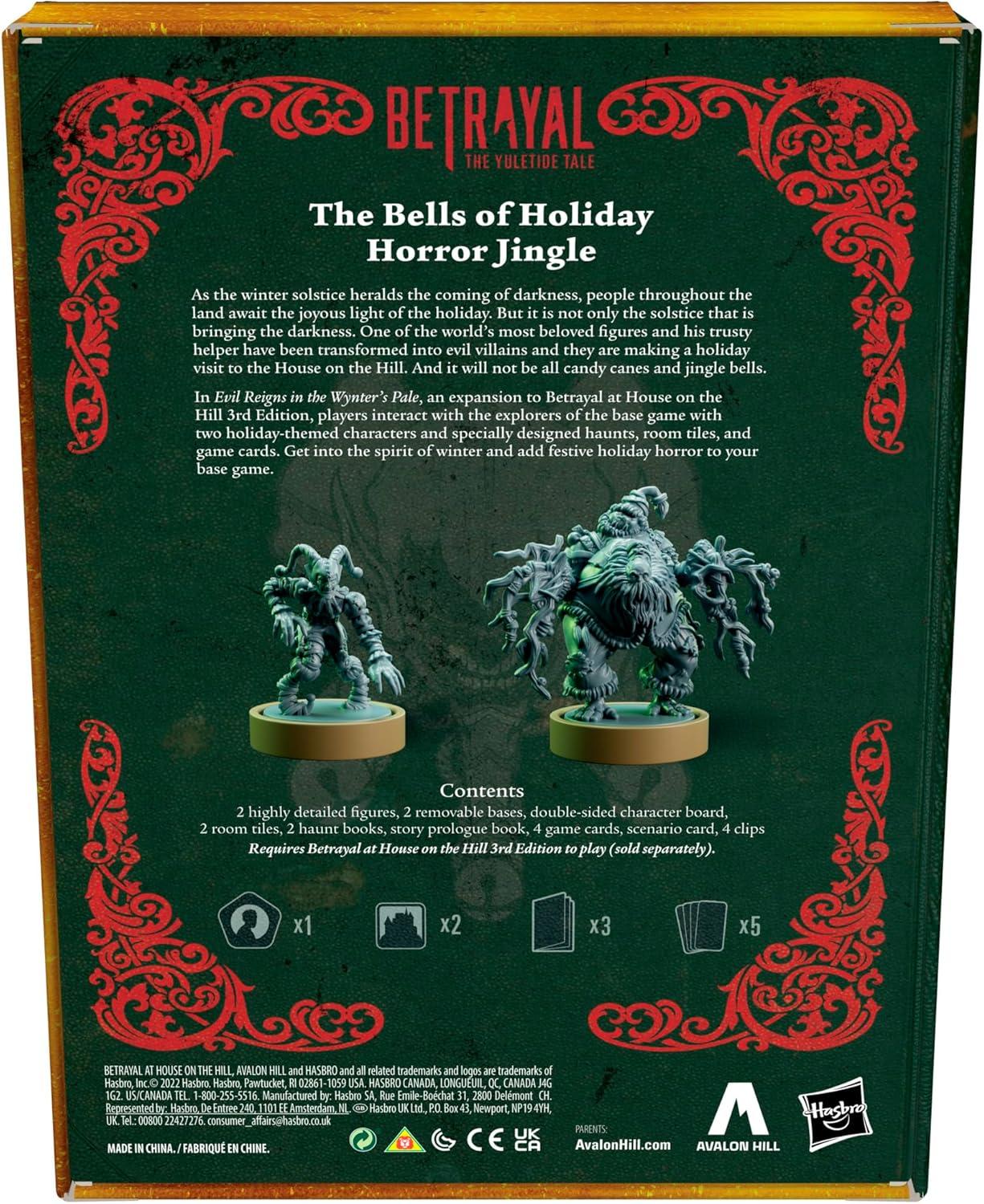 imageAvalon Hill Betrayal Evil Reigns in The Wynters Pale The Yuletide Tale Expansion Ages 12 Requires Betrayal at HOTH 3rd Edition to PlayBetrayal the Yuletide Tale