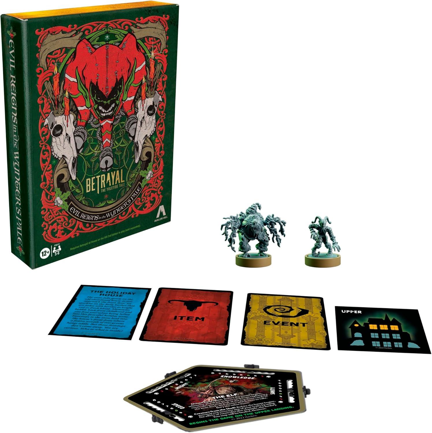 imageAvalon Hill Betrayal Evil Reigns in The Wynters Pale The Yuletide Tale Expansion Ages 12 Requires Betrayal at HOTH 3rd Edition to PlayBetrayal the Yuletide Tale