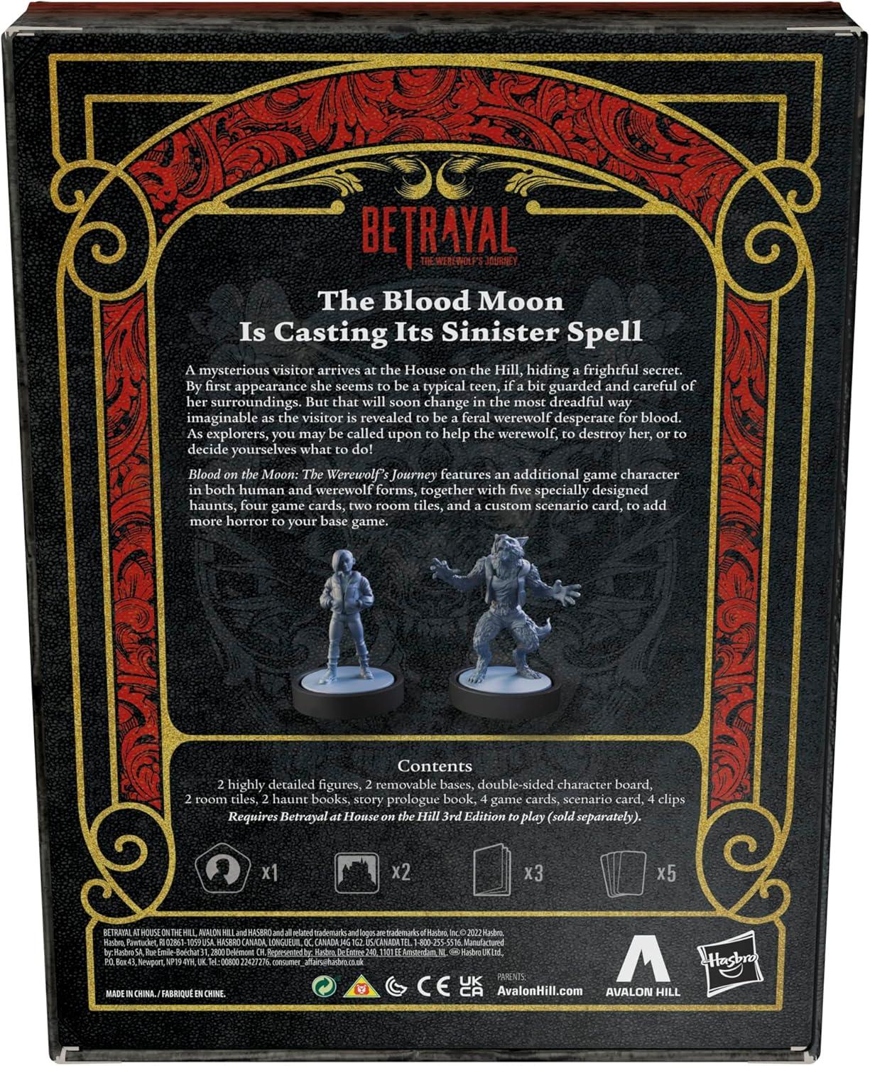 imageAvalon Hill Betrayal Evil Reigns in The Wynters Pale The Yuletide Tale Expansion Ages 12 Requires Betrayal at HOTH 3rd Edition to PlayBlood on the Moon