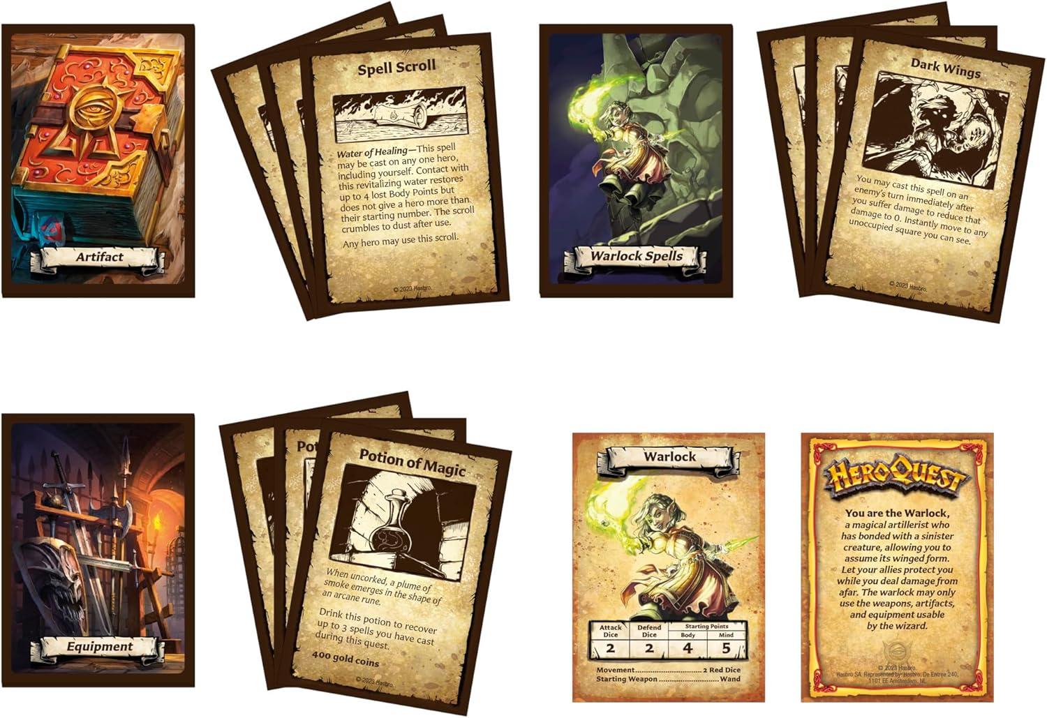 imageAvalon Hill HeroQuest Prophecy of Telor Quest Pack Requires HeroQuest Game System to Play Dungeon Crawler Games Ages 14 25 Players Strategy GamesThematic