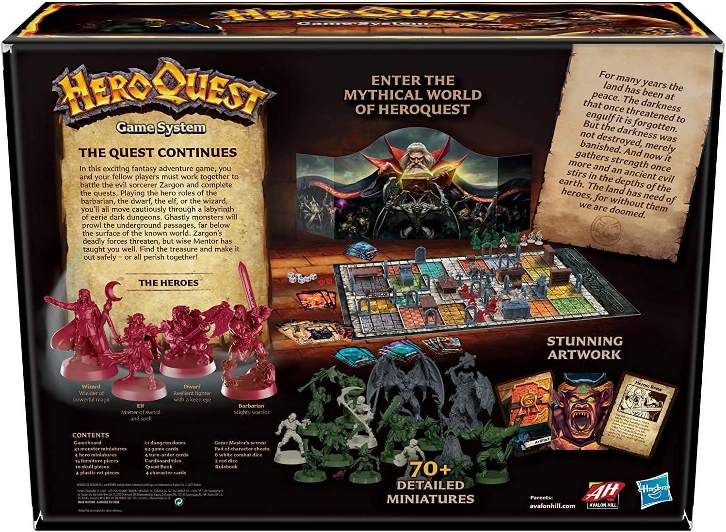 imageAvalon Hill HeroQuest The Frozen Horror Quest Pack Dungeon Crawler Game for Ages 14 Requires HeroQuest Game System to PlayMulticolor