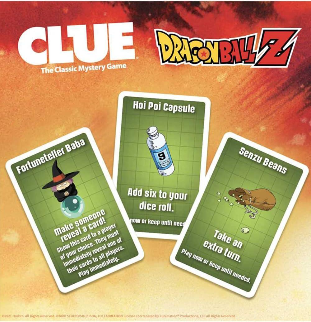 imageCLUE Dragon Ball Z Collectible Clue Board Game Featuring Anime Show OfficiallyLicensed Game with Familiar Locations and Iconic Characters from Dragon Ball Show