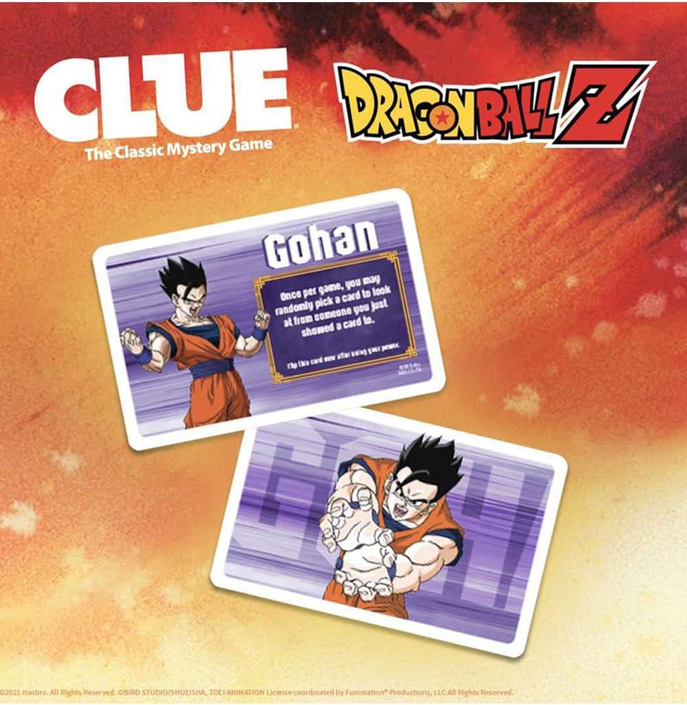 imageCLUE Dragon Ball Z Collectible Clue Board Game Featuring Anime Show OfficiallyLicensed Game with Familiar Locations and Iconic Characters from Dragon Ball Show