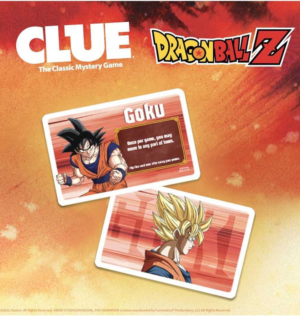 imageCLUE Dragon Ball Z Collectible Clue Board Game Featuring Anime Show OfficiallyLicensed Game with Familiar Locations and Iconic Characters from Dragon Ball Show