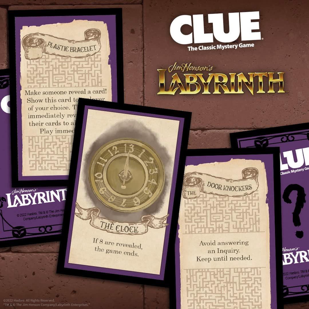 imageCLUE Labyrinth  Solve The Mystery  Who Does Jareth Control Where is Toby and What Object is Used  Collectible Clue Game Based on Jim Hensons Labyrinth  OfficiallyLicensed Game