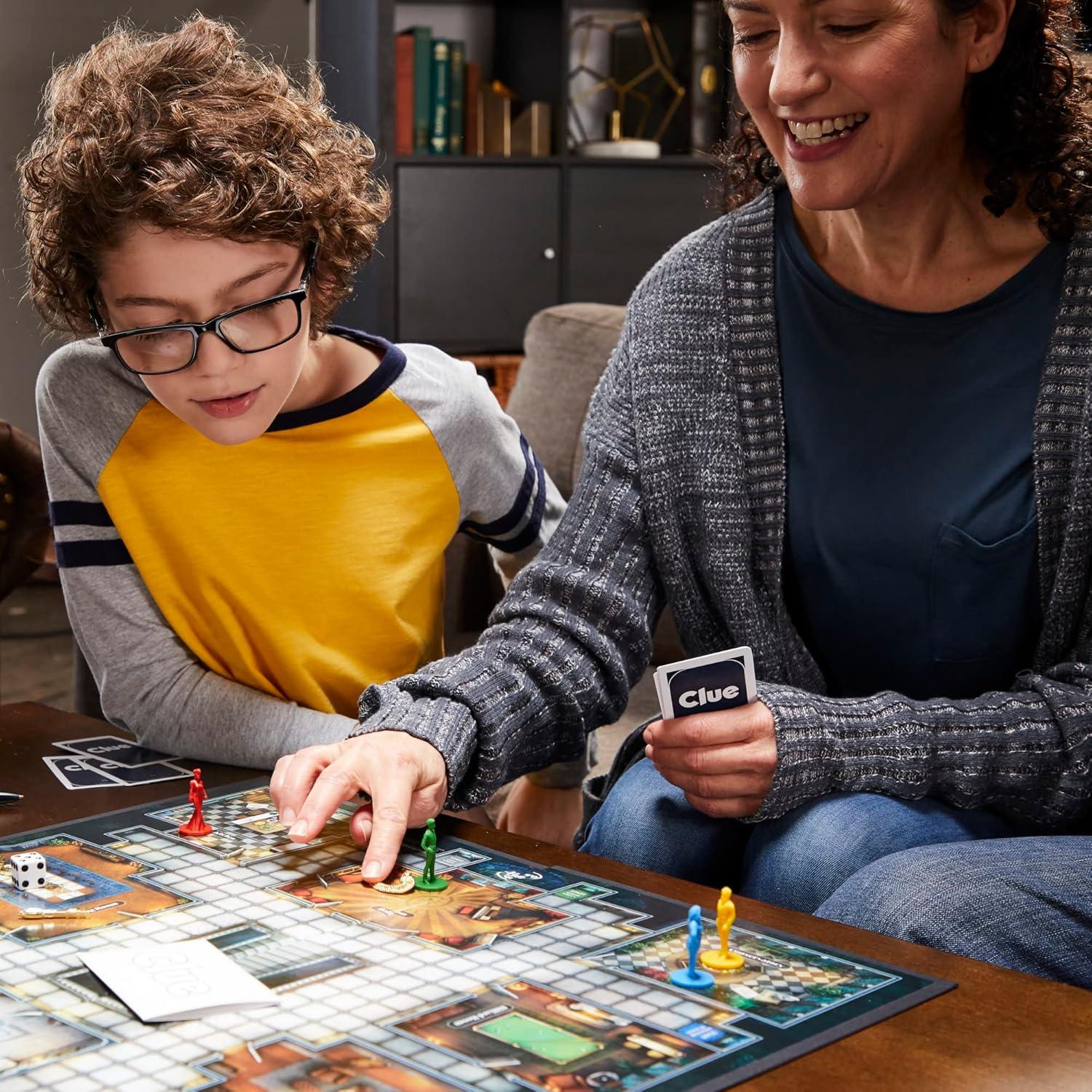 imageClue Board Game for Ages 8 and Up Reimagined Clue Game for 26 Players Mystery Detective Family Games for Kids and Adults
