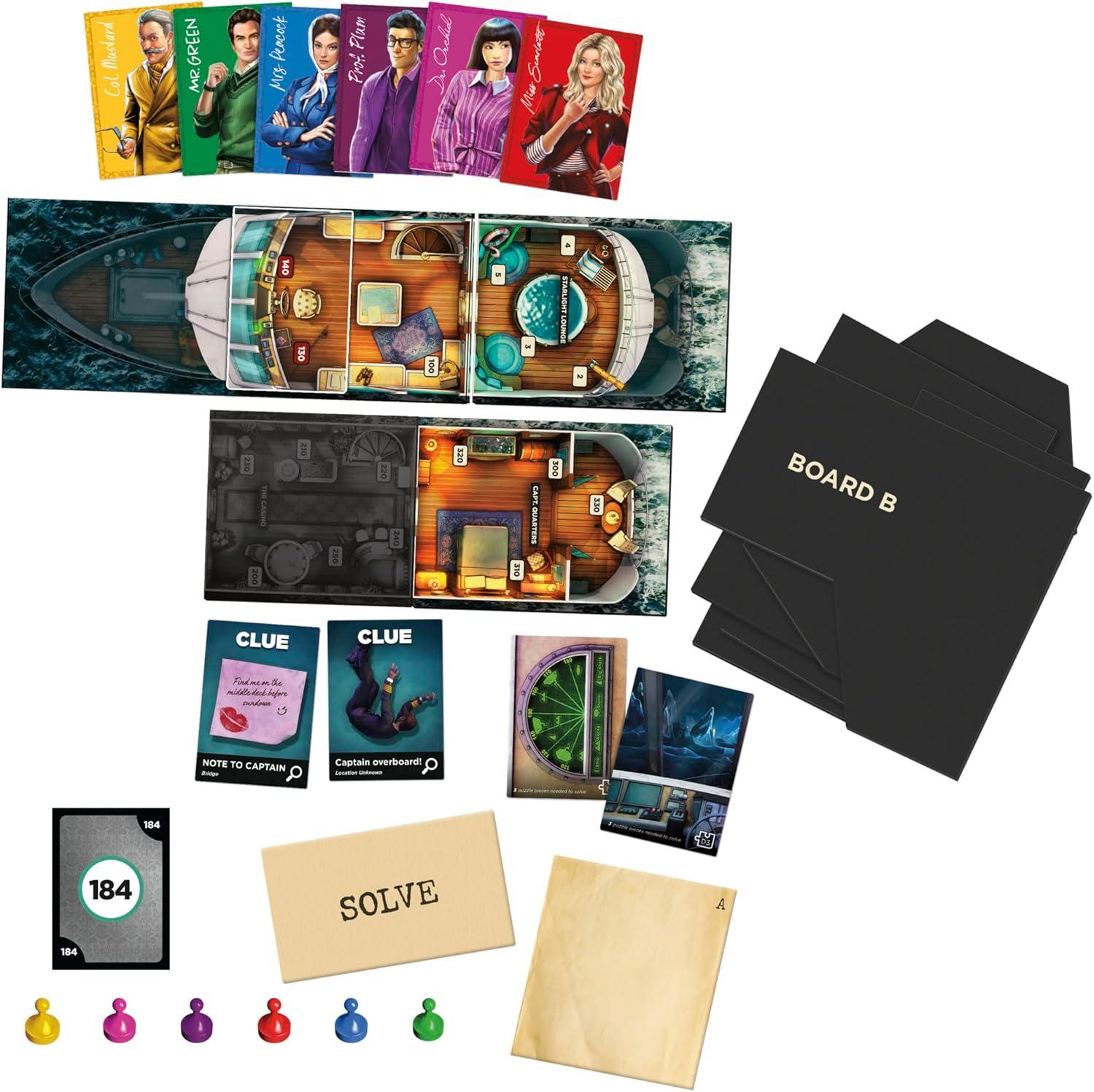 imageClue Escape The Illusionists Club Board Game Escape Room Family Game 1Time Solve Mystery Ages 10 16 Players Difficulty 4 90120 Mins Amazon ExclusiveSabotage on the High Seas