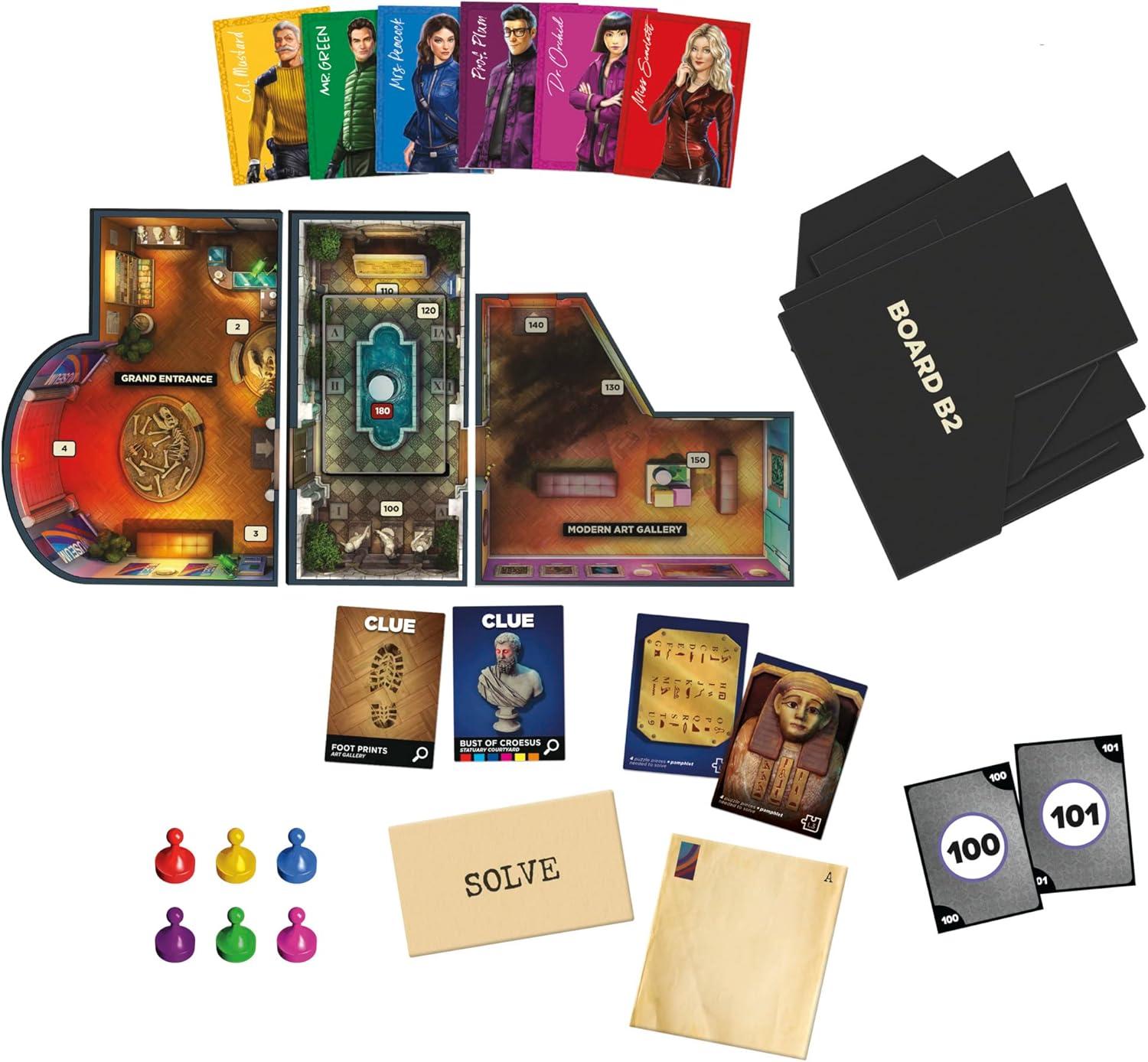 imageClue Escape The Illusionists Club Board Game Escape Room Family Game 1Time Solve Mystery Ages 10 16 Players Difficulty 4 90120 Mins Amazon ExclusiveRobbery at the Museum