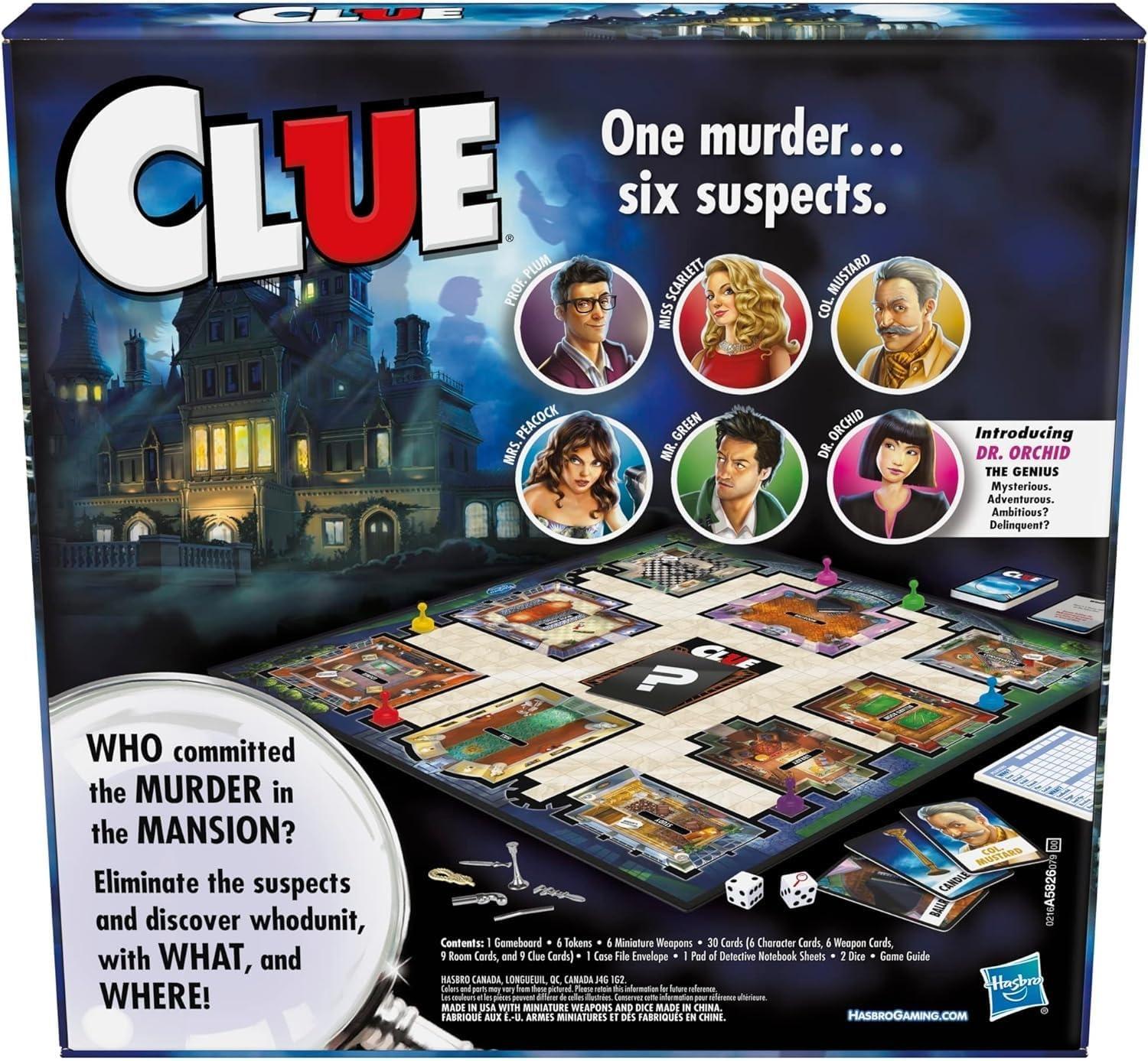 imageHasbro Gaming Clue Game