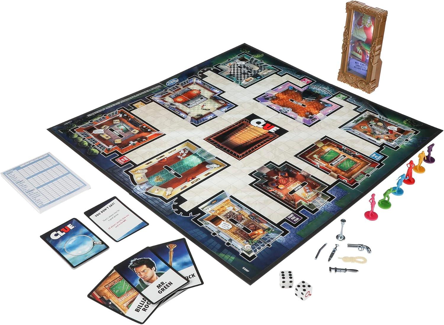 imageHasbro Gaming Clue Game Mystery Board Game 26 Players 8 Years Amazon Exclusivestandart