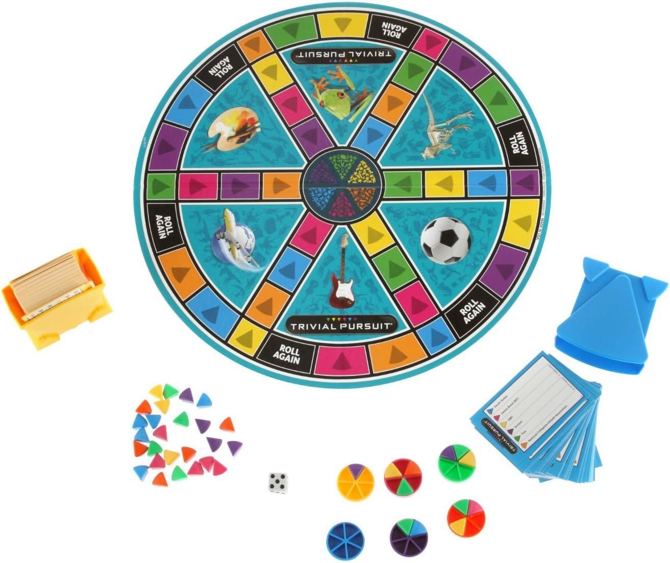 imageHasbro Gaming Trivial Pursuit Game Family Edition Board Game Family Trivia Games for Adults and Kids 2 Players Ages 8 Amazon ExclusiveTrivial Pursuit