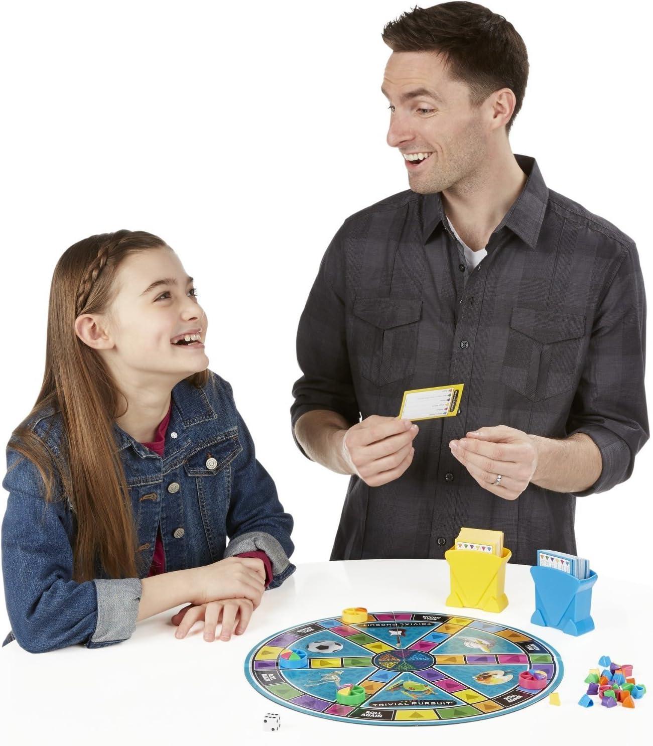 imageHasbro Gaming Trivial Pursuit Game Family Edition Board Game Family Trivia Games for Adults and Kids 2 Players Ages 8 Amazon ExclusiveTrivial Pursuit