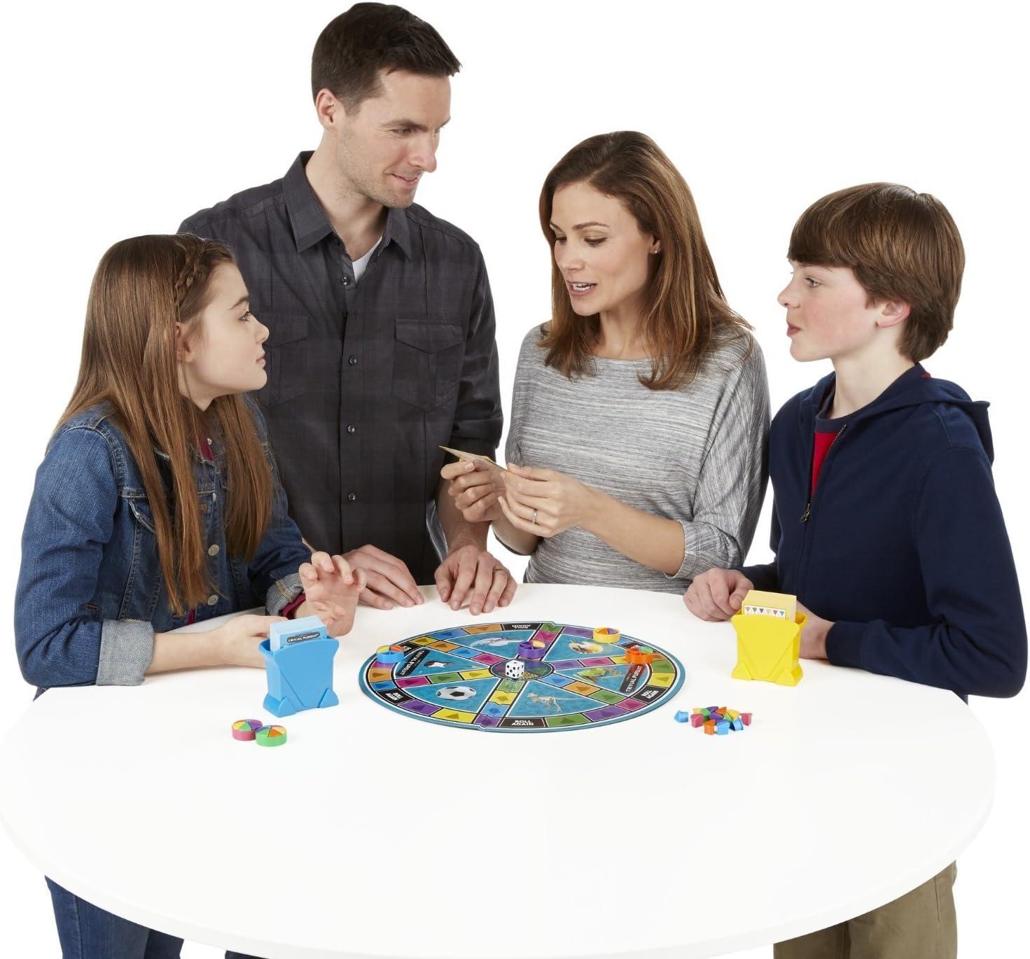 imageHasbro Gaming Trivial Pursuit Game Family Edition Board Game Family Trivia Games for Adults and Kids 2 Players Ages 8 Amazon ExclusiveTrivial Pursuit