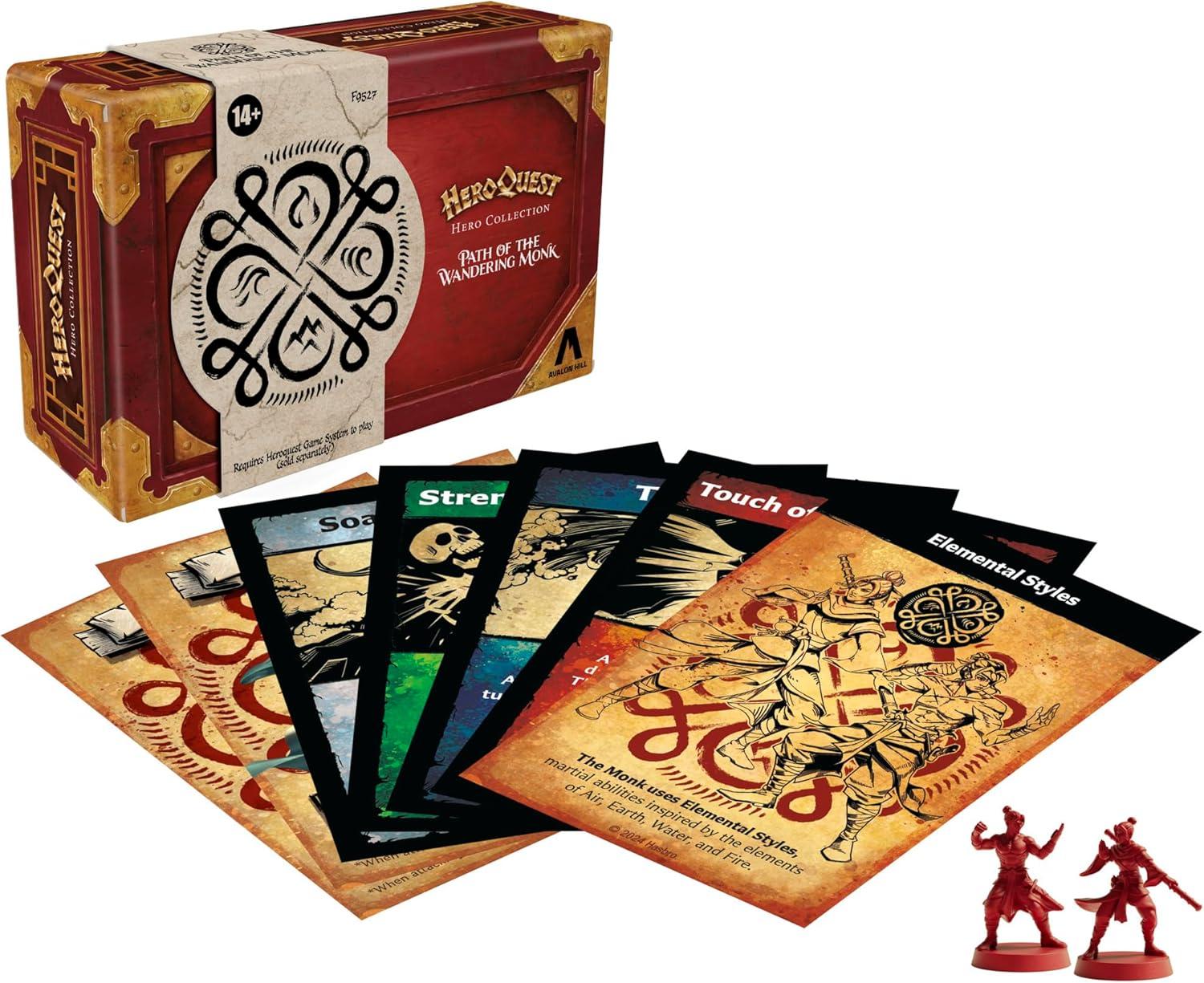 imageHeroQuest Hero Collection Path of The Wandering Monk Figures Includes 2 Detailed Miniatures Requires HeroQuest Game System to Play Ages 14 and Up