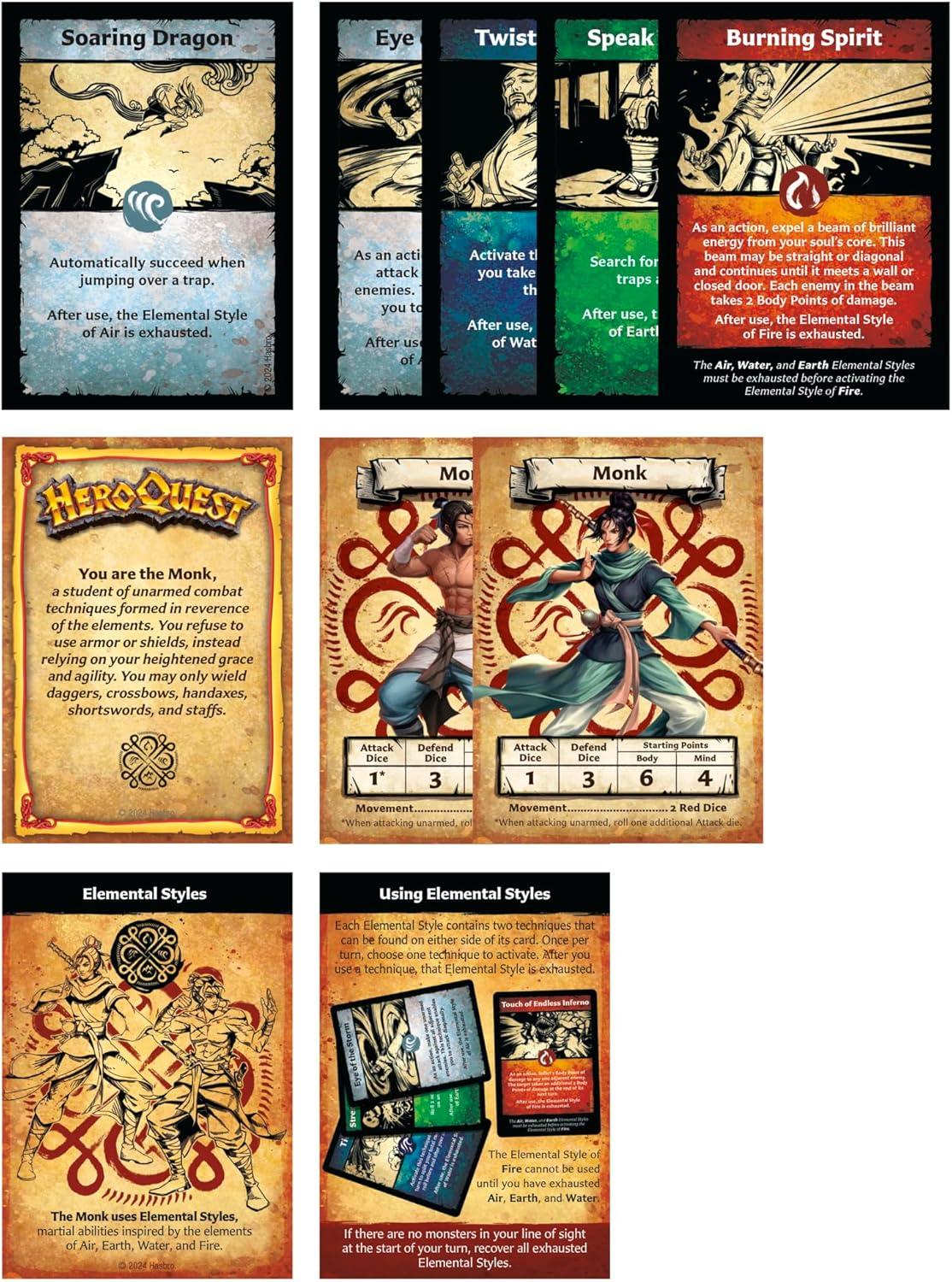 imageHeroQuest Hero Collection Path of The Wandering Monk Figures Includes 2 Detailed Miniatures Requires HeroQuest Game System to Play Ages 14 and Up