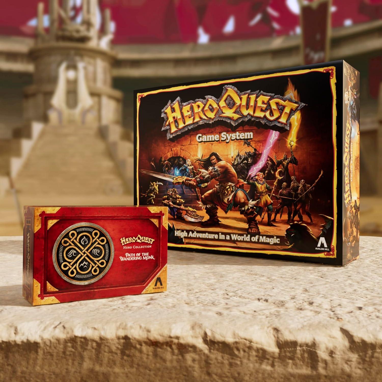 imageHeroQuest Hero Collection Path of The Wandering Monk Figures Includes 2 Detailed Miniatures Requires HeroQuest Game System to Play Ages 14 and Up