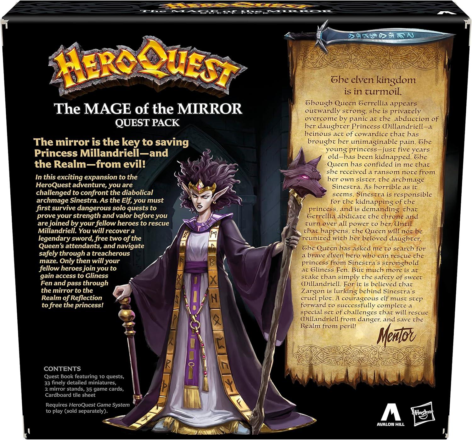 imageHeroquest The Mage of The Mirror Quest Pack Roleplaying Game for Ages 14 Requires HeroQuest Game System to PlayThe Mage of The Mirror Quest Pack