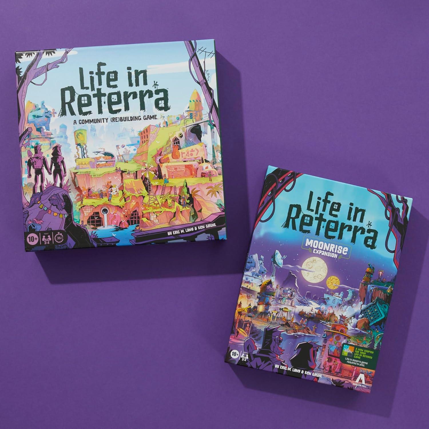 imageLife in Reterra Moonrise Expansion  Ages 10  24 Players  35 Mins  Strategy Board Games for Adults and Families  Life in Reterra Game Required