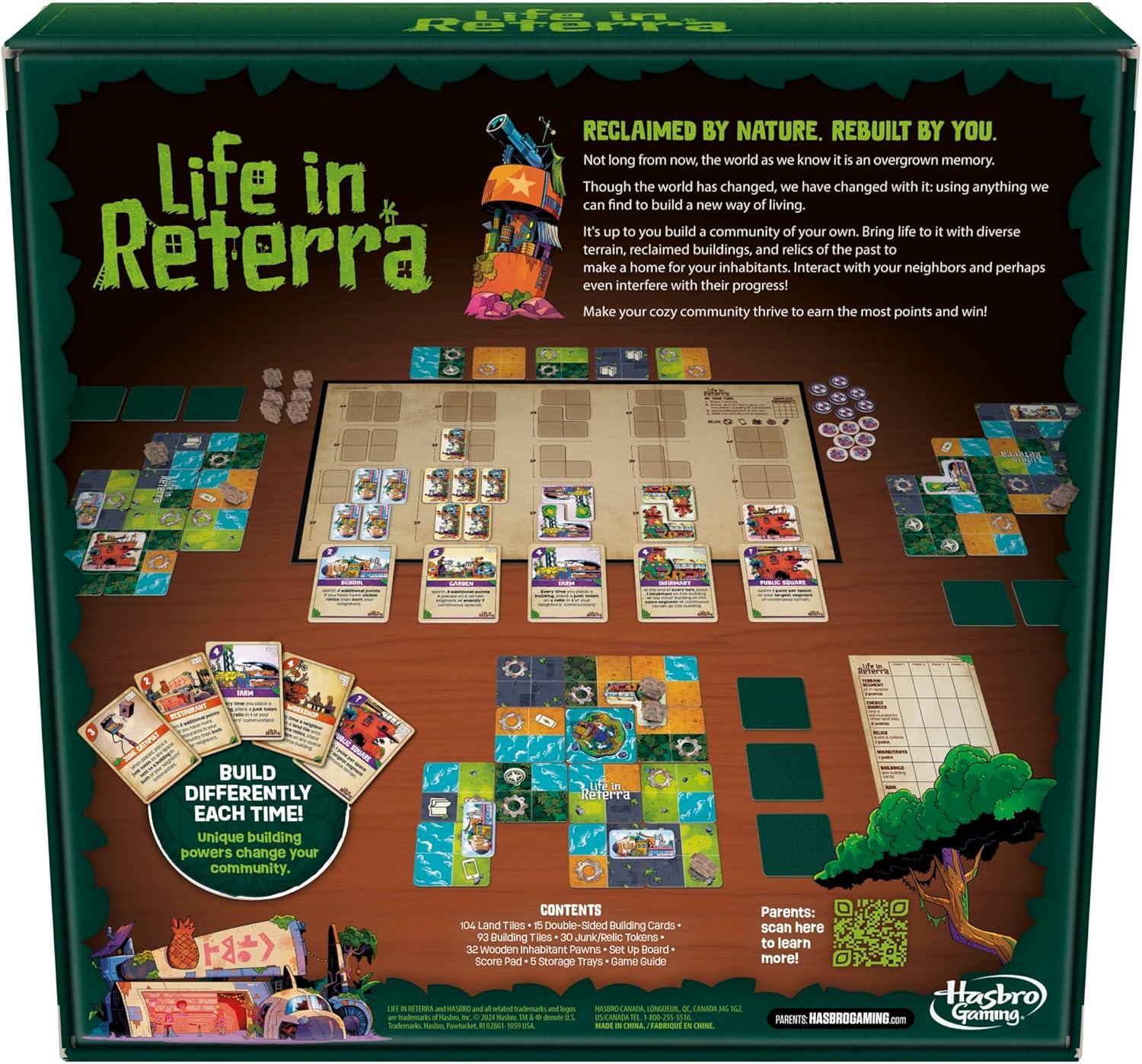 imageLife in Reterra Strategy Board Game A Community Re Building Game Ages 10 2 to 4 Players 35 Mins Avg Games for Adults ampamp Families