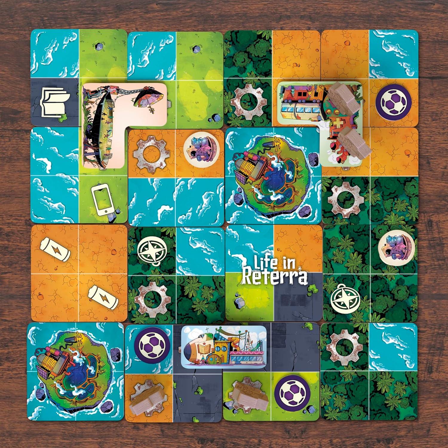 imageLife in Reterra Strategy Board Game A Community Re Building Game Ages 10 2 to 4 Players 35 Mins Avg Games for Adults ampamp Families