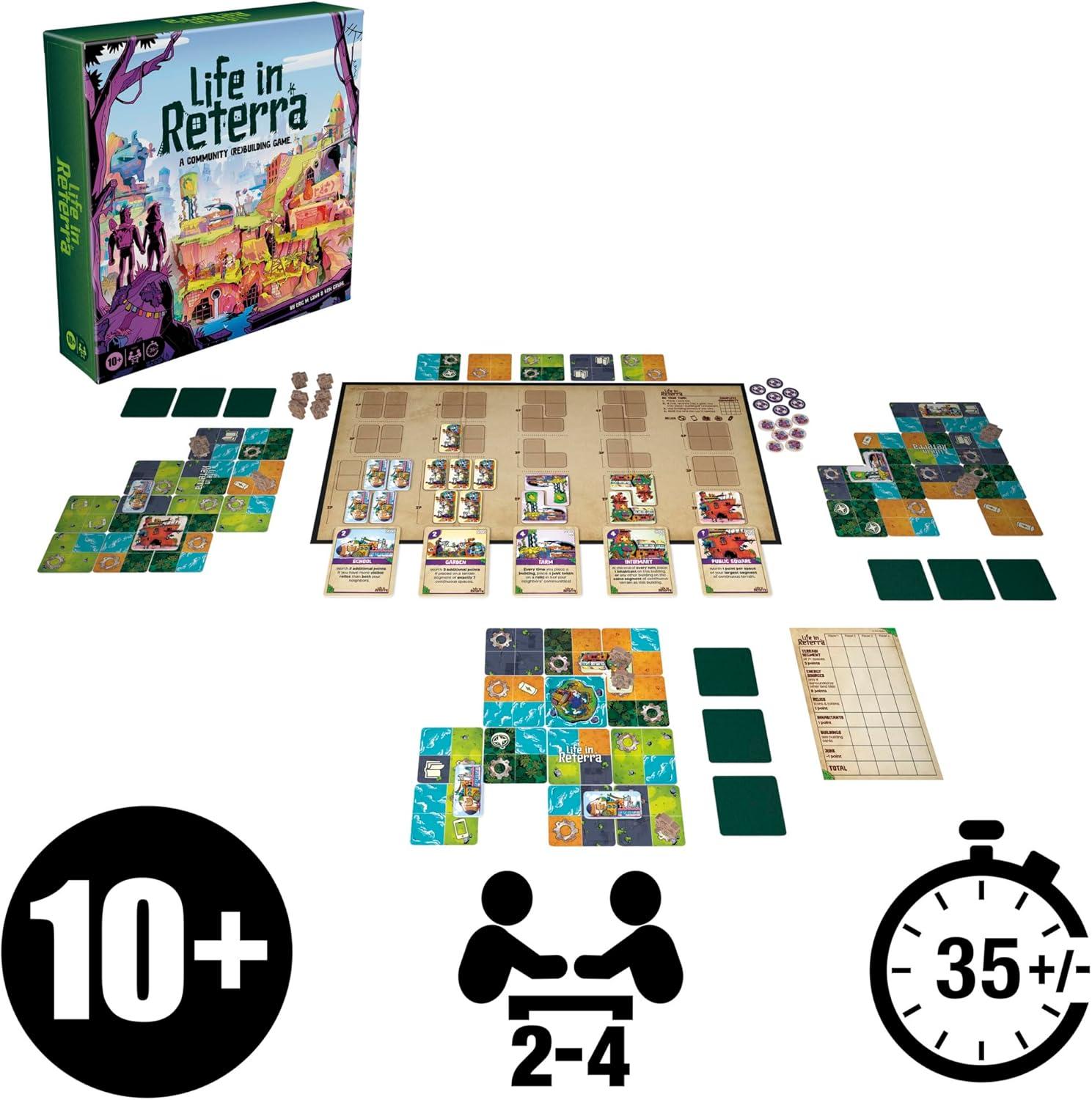 imageLife in Reterra Strategy Board Game A Community Re Building Game Ages 10 2 to 4 Players 35 Mins Avg Games for Adults ampamp Families