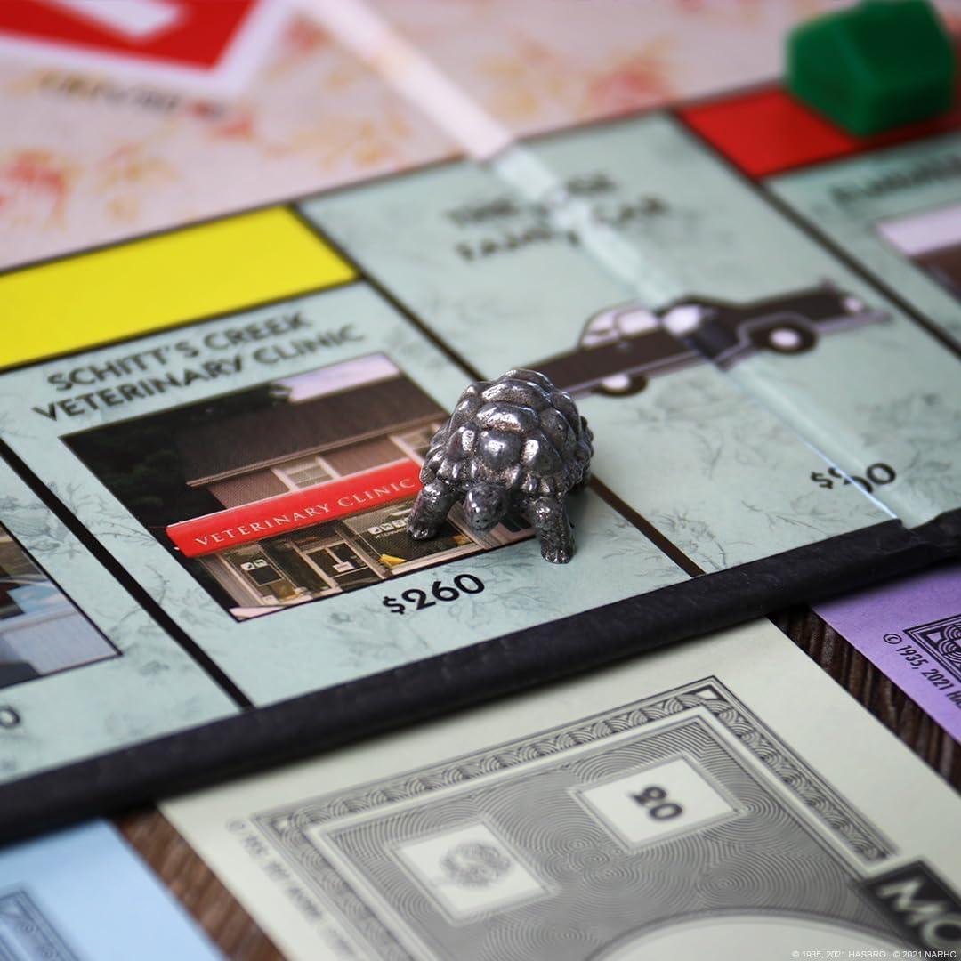 imageMonopoly Schitts Creek Game Tokens Include Bebe Crow Patricks Guitar Rosebud Motel Key ampamp More Officially Licensed and Collectible Monopoly Game Based on Award Winning Series Schitts Creek
