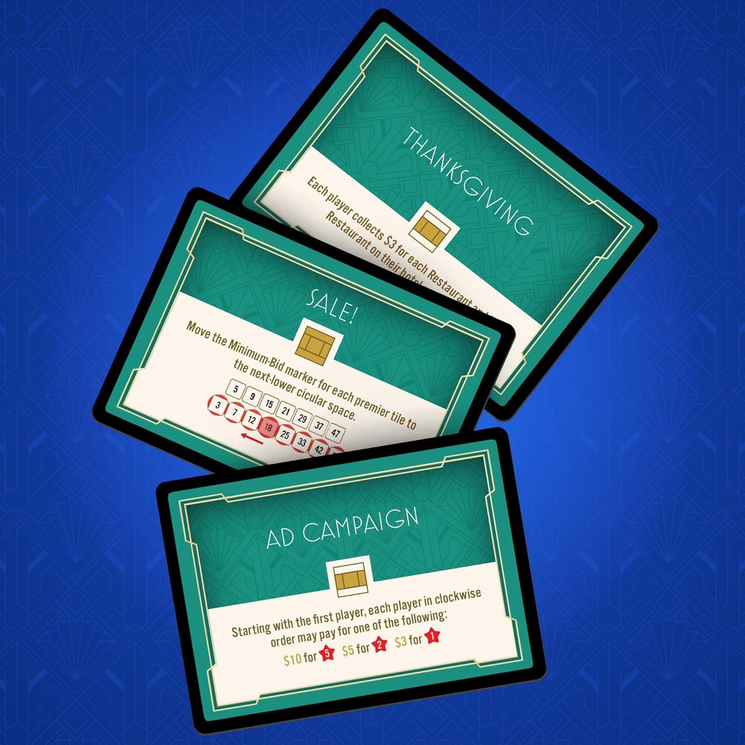 imageRenegade Game Studios Vegas Showdown  Bidding ampamp Strategy Board Game Build The Most Famous HotelCasino Family Ages 14 35 Players 75 Min