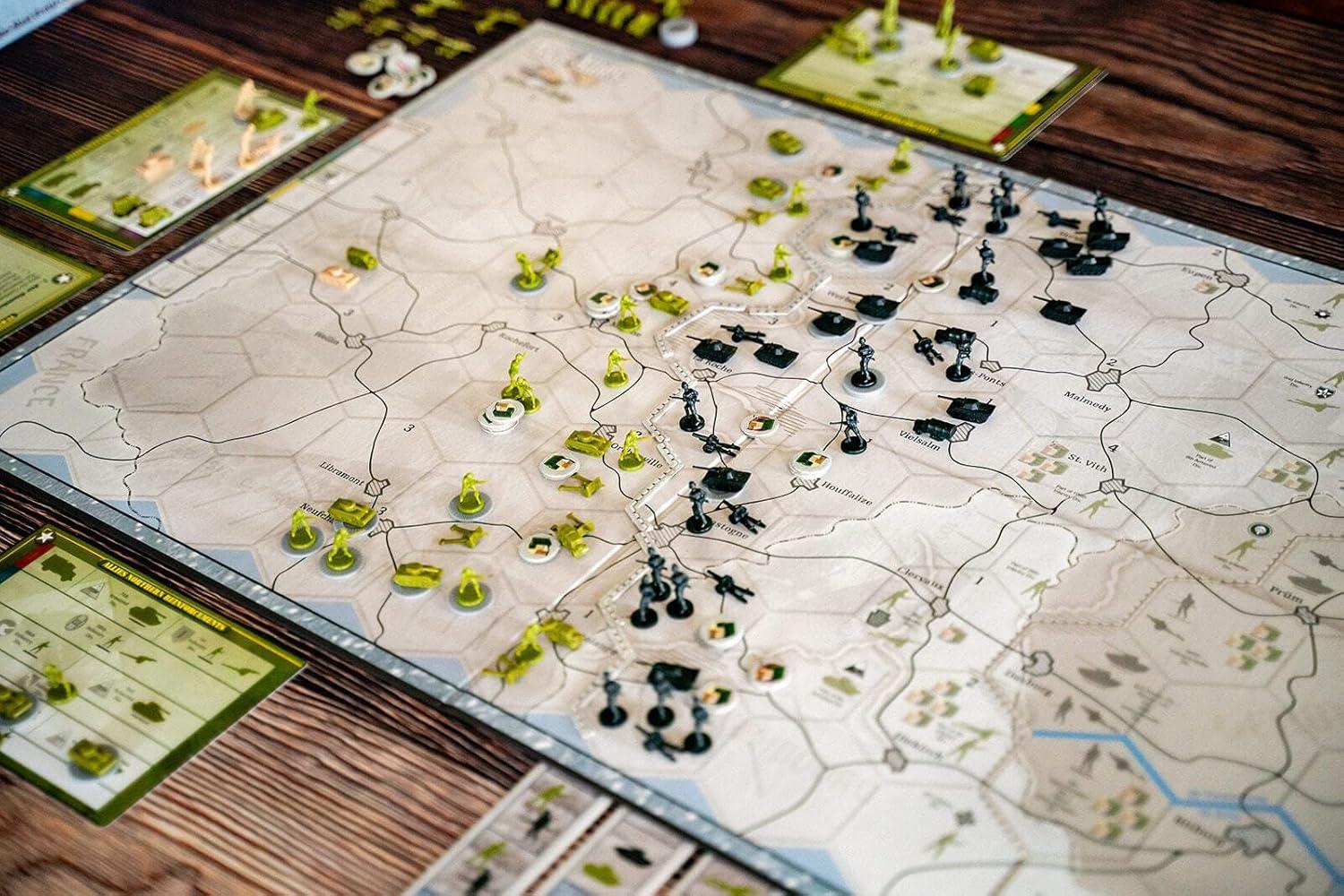 imageRenegade Games Axis ampamp Allies Battle of The Bulge WWII Strategy Board Game Germany Or USA ampamp UK Miniatures War Game Ages 14 2 Players 4hrs