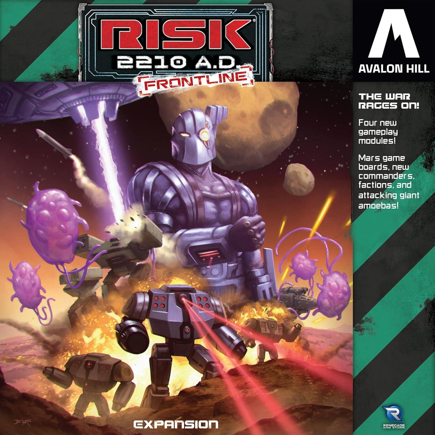 imageRenegade Games Risk 2210 AD Frontline Expansion Take The Battle to Mars Tournament Modules Asymmetric Factions Ages 10 25 Players 4 Hrs