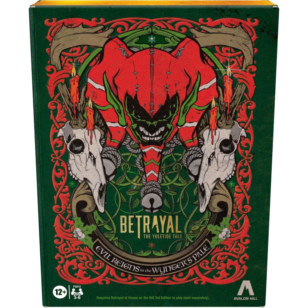 imageAvalon Hill Betrayal Evil Reigns in The Wynters Pale The Yuletide Tale Expansion Ages 12 Requires Betrayal at HOTH 3rd Edition to PlayBetrayal the Yuletide Tale