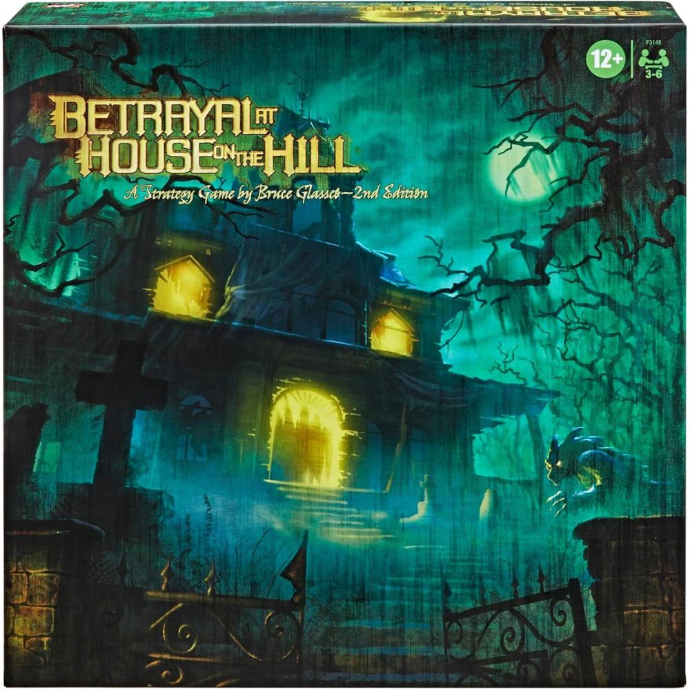 imageAvalon Hill Betrayal at The House on The Hill Second Edition Cooperative Board Game Ages 12 and Up 36 Players 50 Chilling Scenarios
