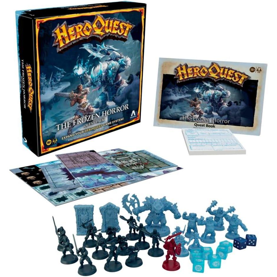 imageAvalon Hill HeroQuest The Frozen Horror Quest Pack Dungeon Crawler Game for Ages 14 Requires HeroQuest Game System to PlayMulticolored