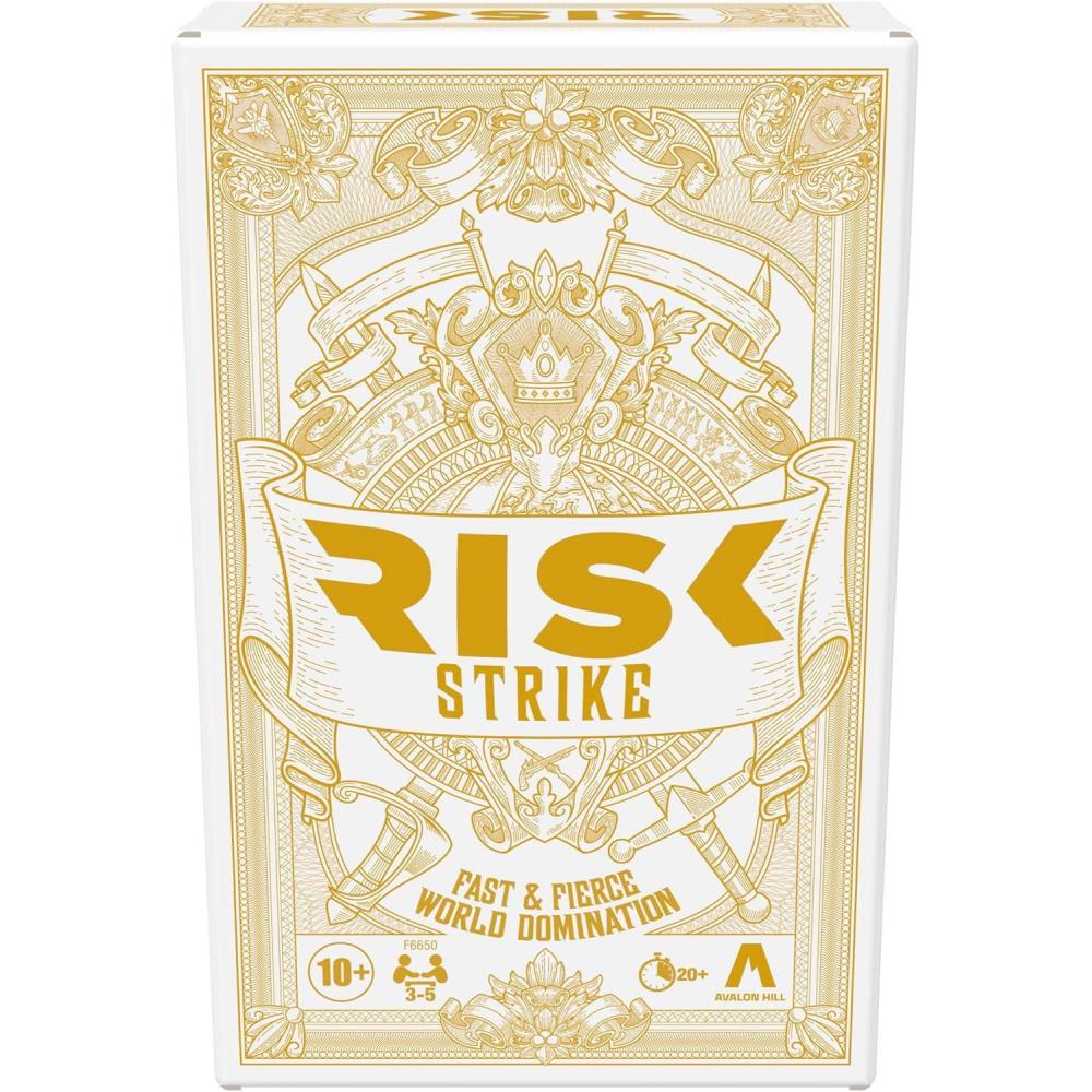 imageHasbro Gaming Risk Strike Cards and Dice Game for Adults Teens and Kids QuickPlaying Strategy Game 25 Players 20 Min Average Fun Summer Activities Vacation Travel Essentials Ages 10Medium