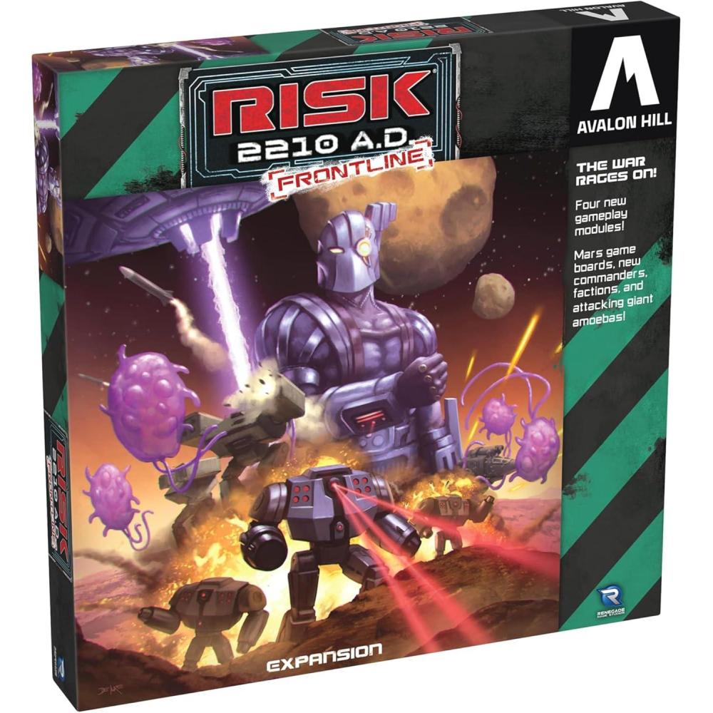 imageRenegade Games Risk 2210 AD Frontline Expansion Take The Battle to Mars Tournament Modules Asymmetric Factions Ages 10 25 Players 4 Hrs