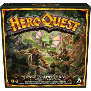 Avalon Hill HeroQuest Jungles of Delthrak Quest Pack | Roleplaying Games | Ages 14+ | 2 to 5 Players | Requires HeroQuest Game System to Play