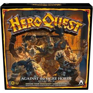 Avalon Hill Heroquest Against The Ogre Horde Quest Pack | Roleplaying Game | Ages 14+ | 2 to 5 Players | Requires HeroQuest Game System to Play, Multicolor, Pack 1