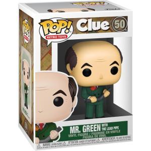 Funko Pop! Retro Toys: Clue – Mr. Green with Lead Pipe(Pop! Vinyl)