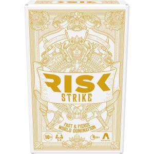 Hasbro Gaming Risk Strike Cards and Dice Game for Adults, Teens, and Kids, Quick-Playing Strategy Game, 2-5 Players, 20 Min. Average, Fun Summer Activities, Vacation Travel Essentials, Ages 10+(Medium)