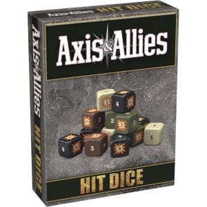 Renegade Games Studio: Axis & Allies: Hit Dice – 72 Dice in 4 Styles, 16mm, Military Style Duffel Carry Bag, Strategy Board Game Accessory & Upgrade
