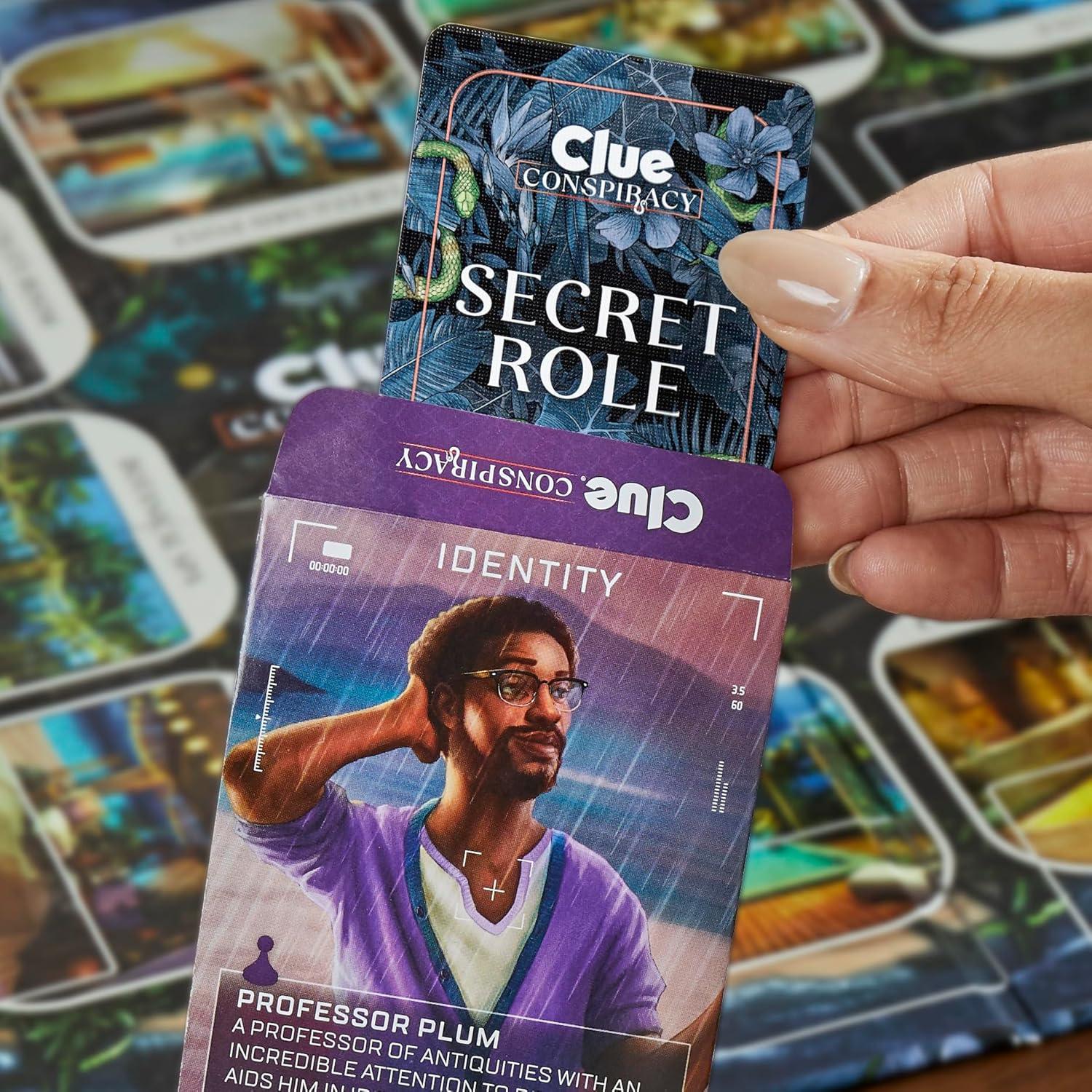 imageHasbro Gaming Clue Conspiracy Board Game for Adults and Teens Secret Role Strategy Games Ages 14 410 Players 45 Minutes Mystery ampamp Party Games