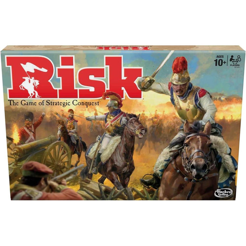 imageRisk Board Game Strategy Games for 25 Players Strategy Board Games for Teens Adults and Family War Games Ages 10 and UpOriginal version