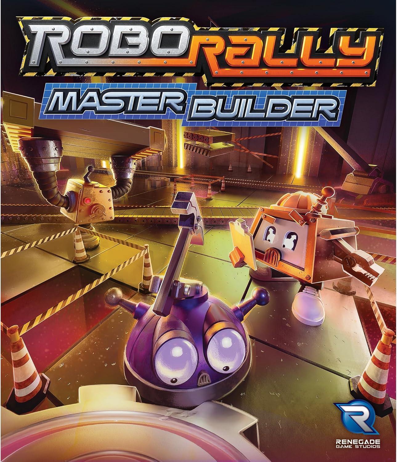 imageRenegade Game Studios Robo Rally Master Builder Expansion Strategy Programmed Movement Board Game New Grids Ages 12 26 Players 4590 MinMaster Builder