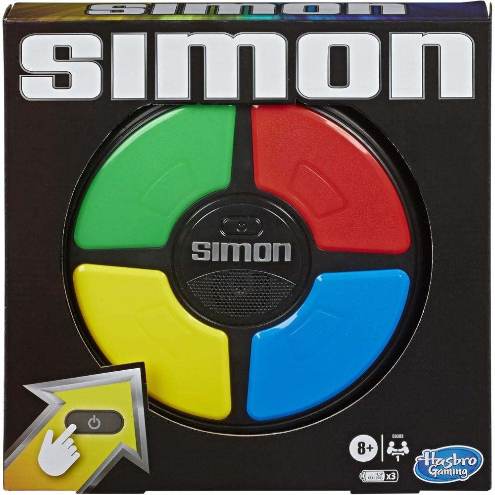 imageHasbro Gaming Simon Handheld Electronic Memory Game With Lights and Sounds for Kids Ages 8 and Up