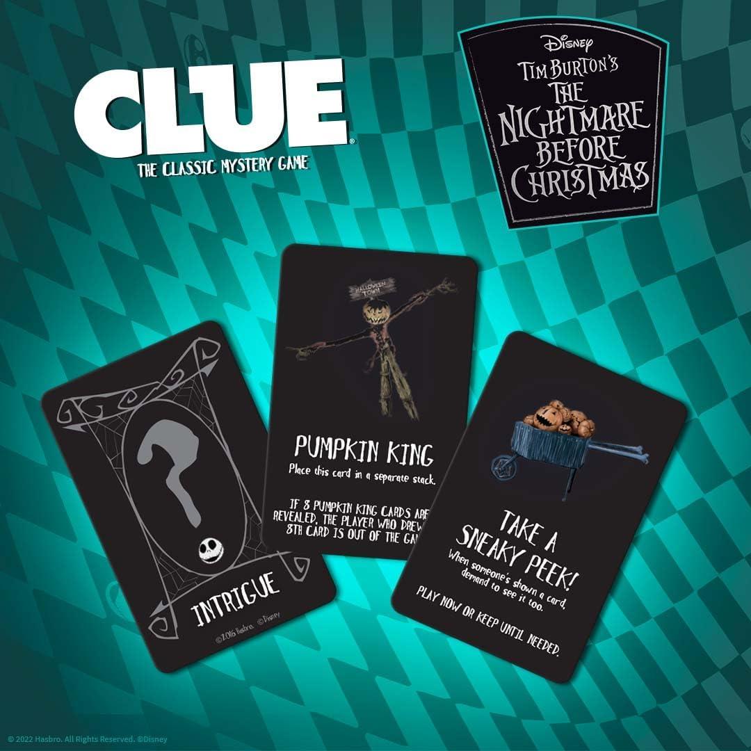 imageCLUE Disney The Nightmare Before Christmas Collectible Clue Game Based on Disney Classic Film OfficiallyLicensed Game with Familiar Locations and Iconic Characters